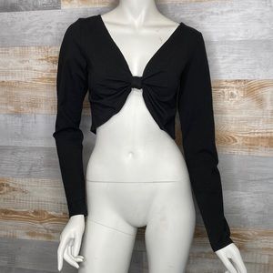 Urban Outfitters Out from Under Mona Knotted top black size Large